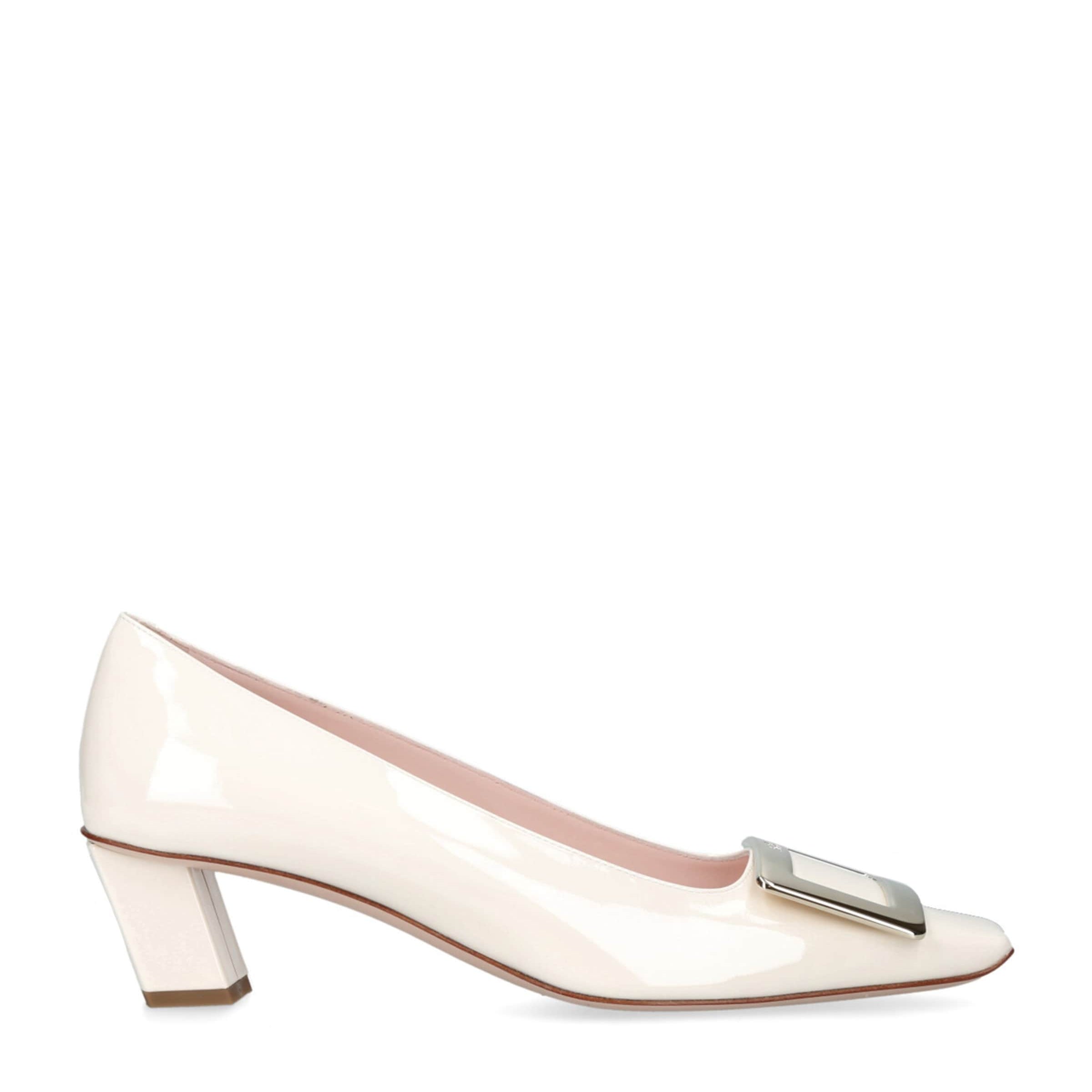 Ivory Décolleté Belle Vivier Pumps 45