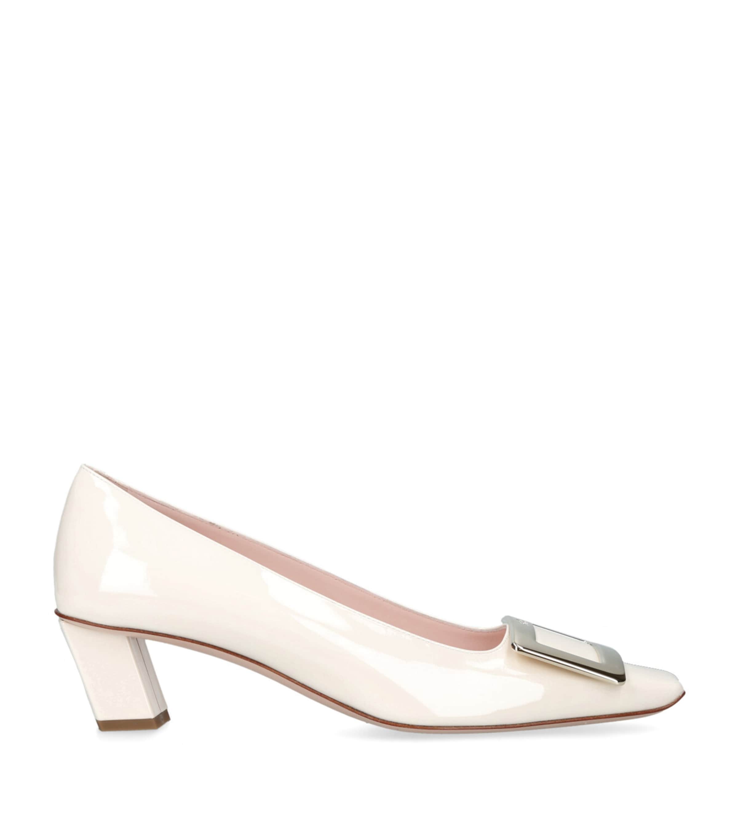 Ivory Décolleté Belle Vivier Pumps 45