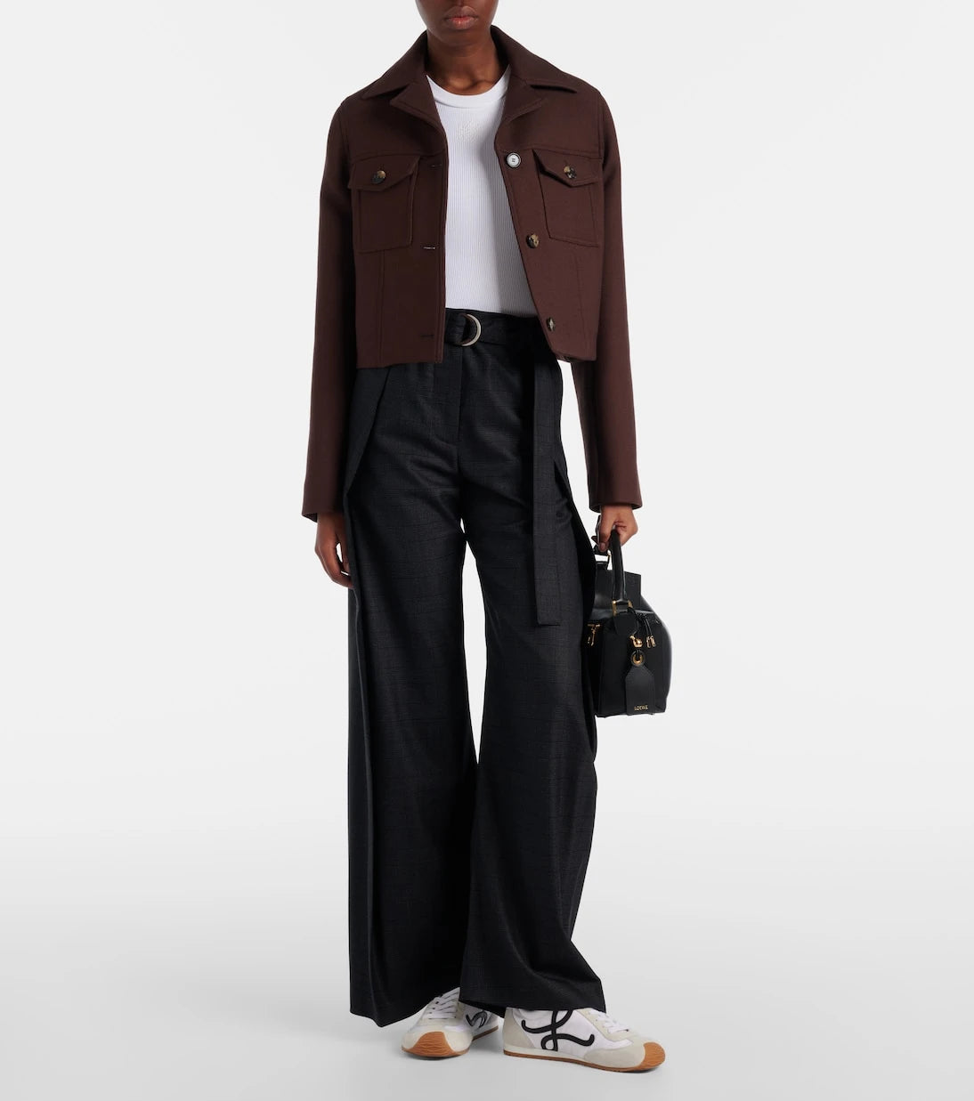 Loewe - Ballet Runner 2.0 suede-trimmed sneakers
