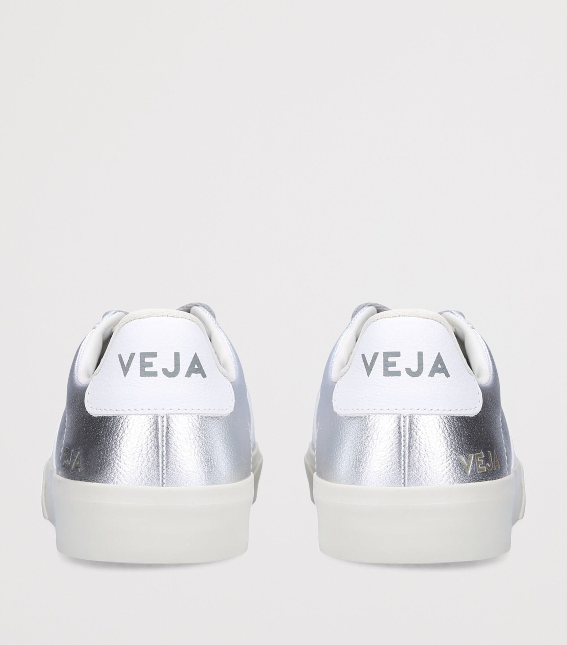 Veja Silver Leather Campo Sneakers
