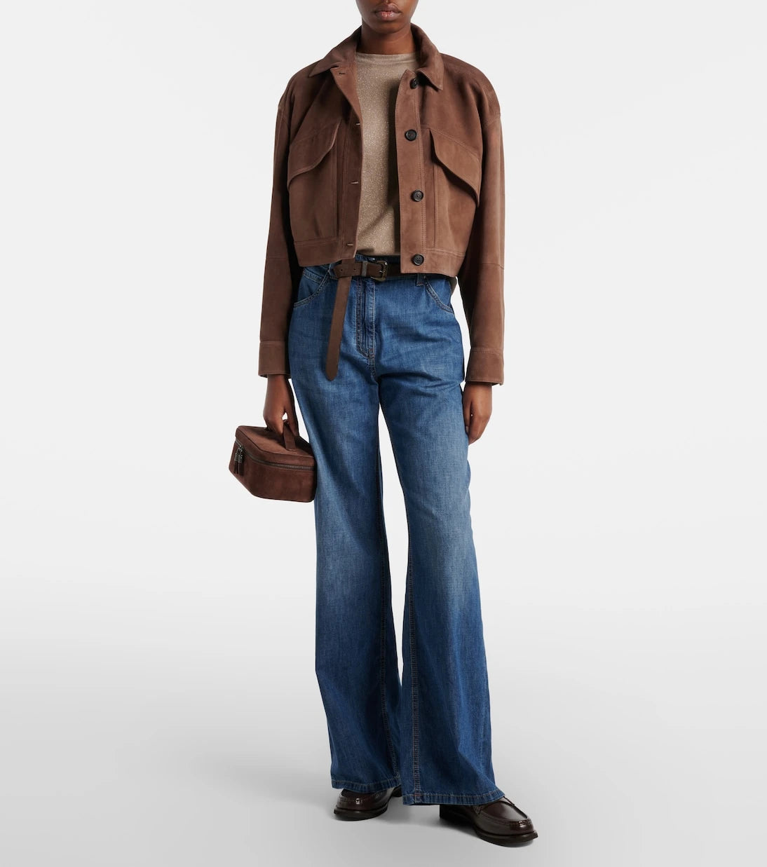 Brunello Cucinelli - Cashmere and silk-blend T-shirt