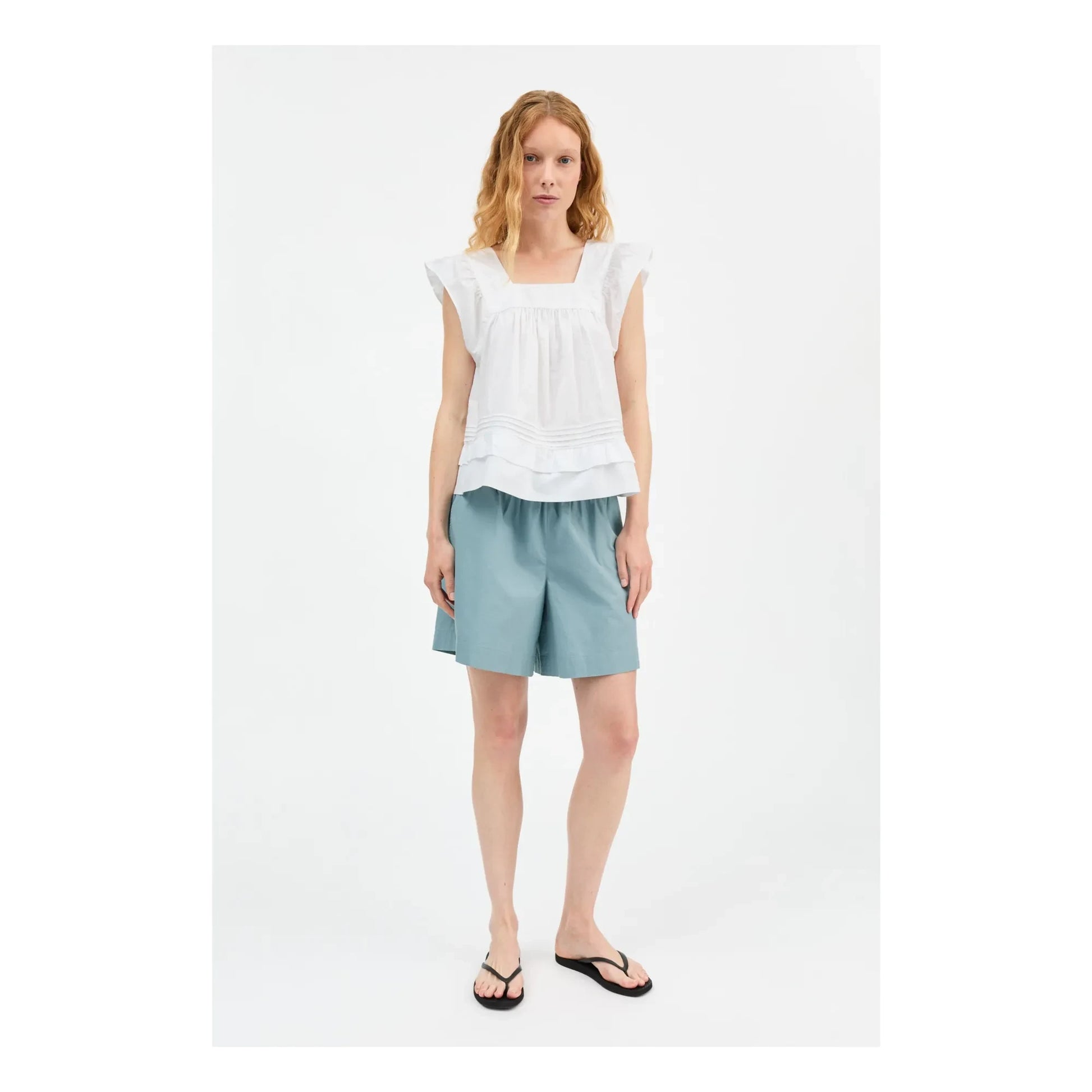 Skall Studio - Edgar Cotton shorts | Blue