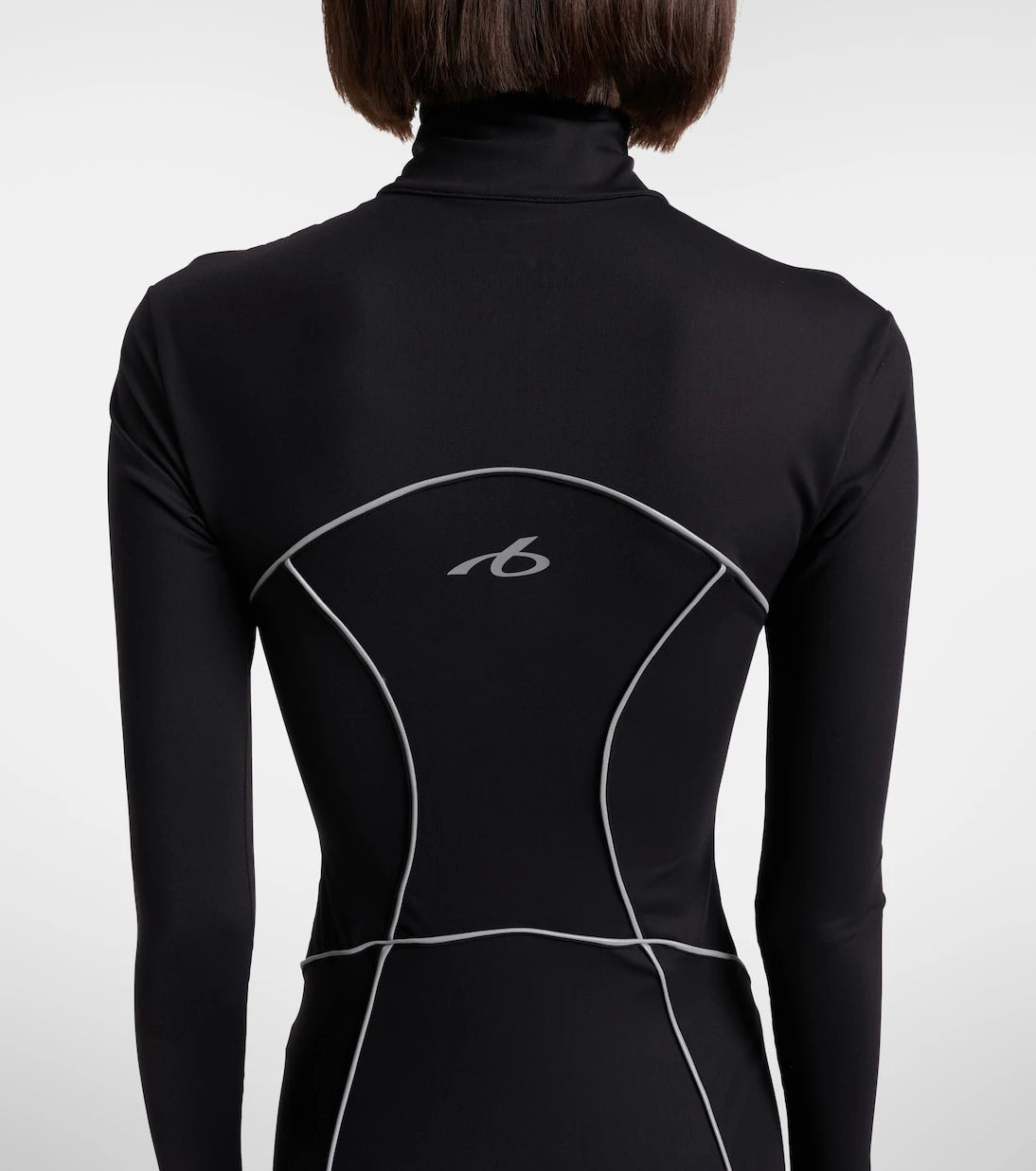 Balenciaga - Logo zip-up bodysuit