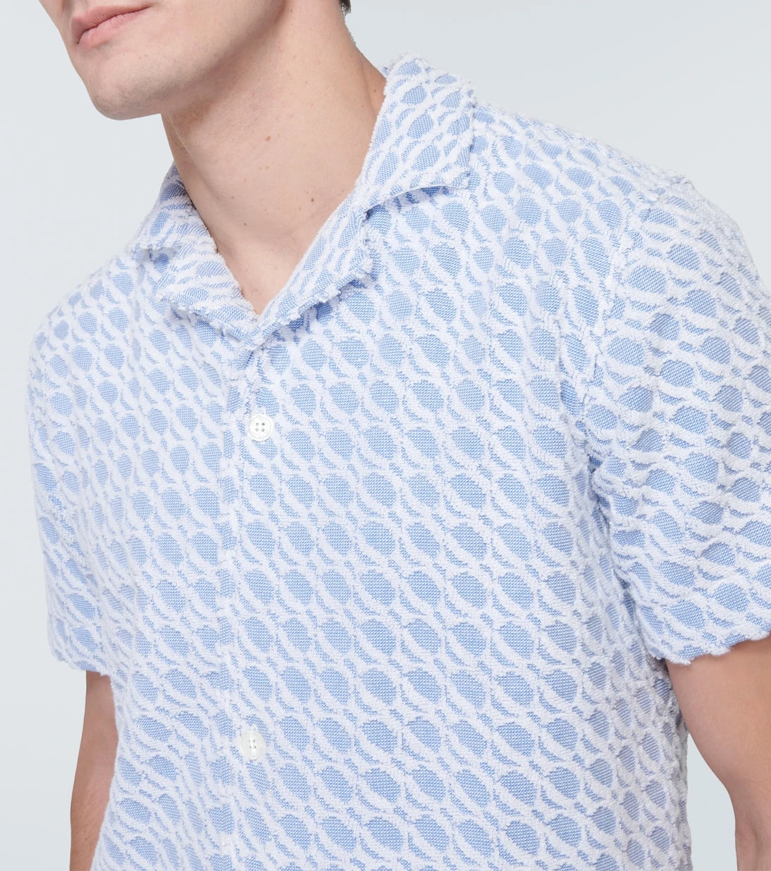 Orlebar Brown - Howell cotton terry bowling shirt