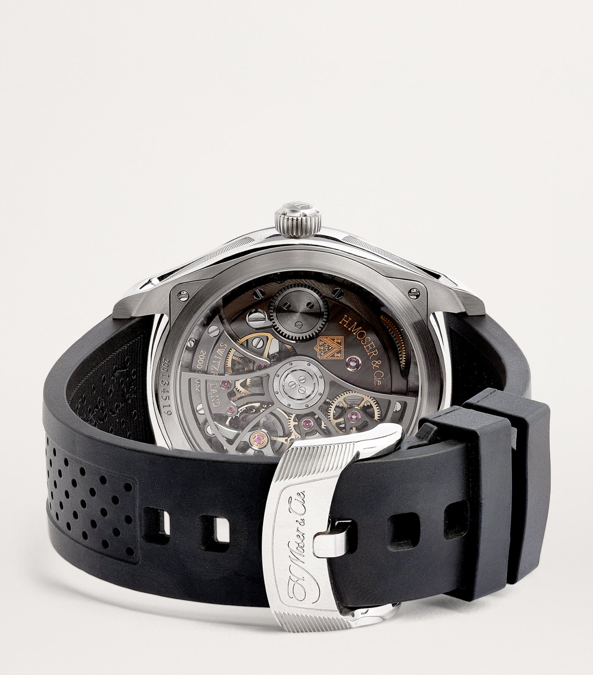 H. Moser & Cie Stainless Steel Pioneer Centre Seconds Watch 40mm