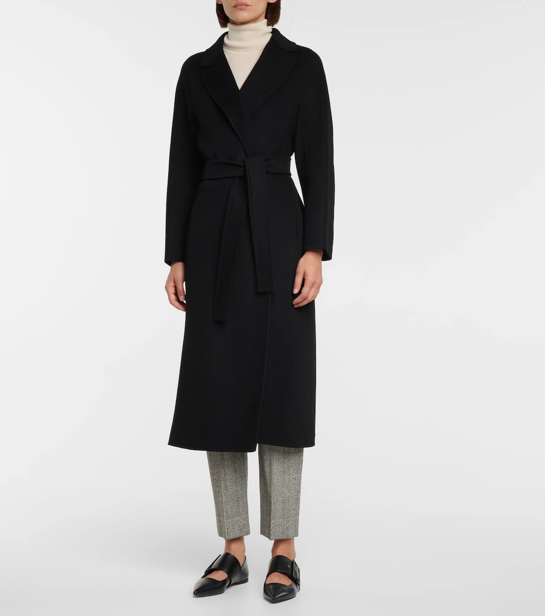 'S Max Mara - Esturia belted virgin wool coat