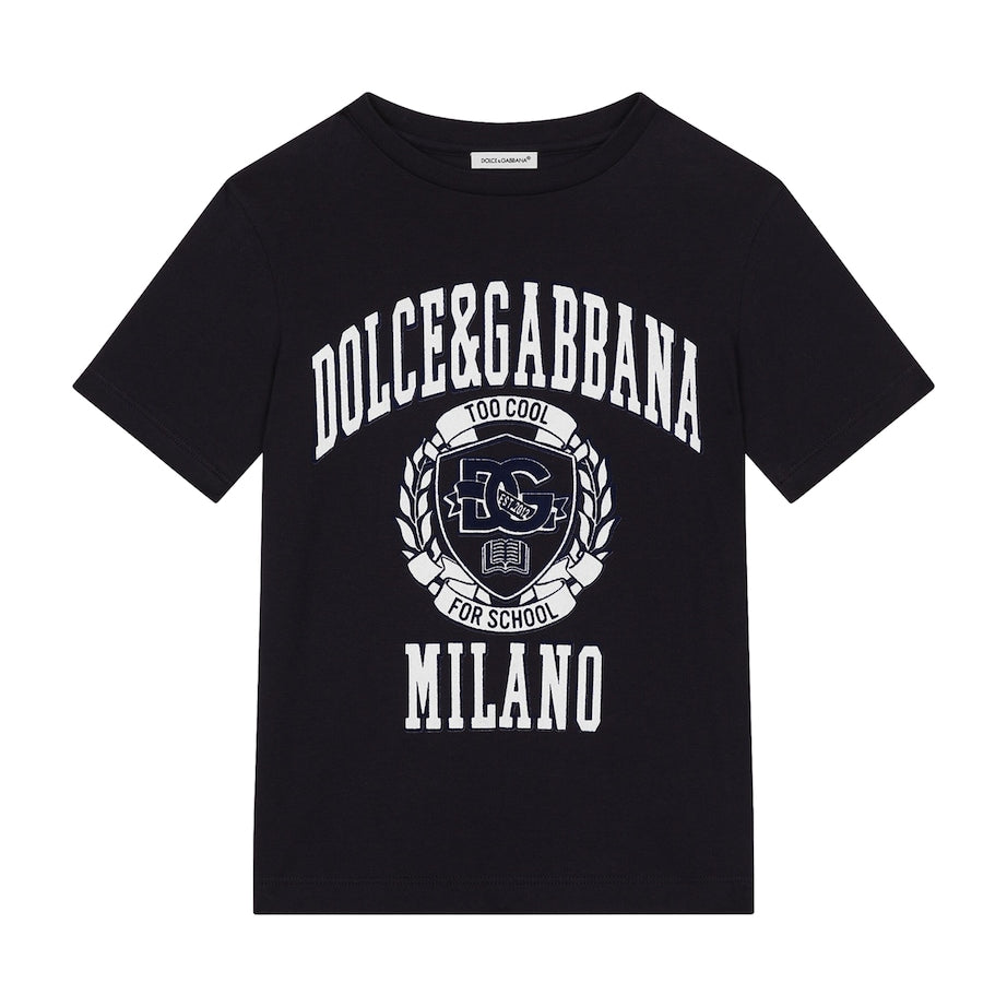 Dolce & Gabbana Kids Cotton Logo T-Shirt (8-12 Years)