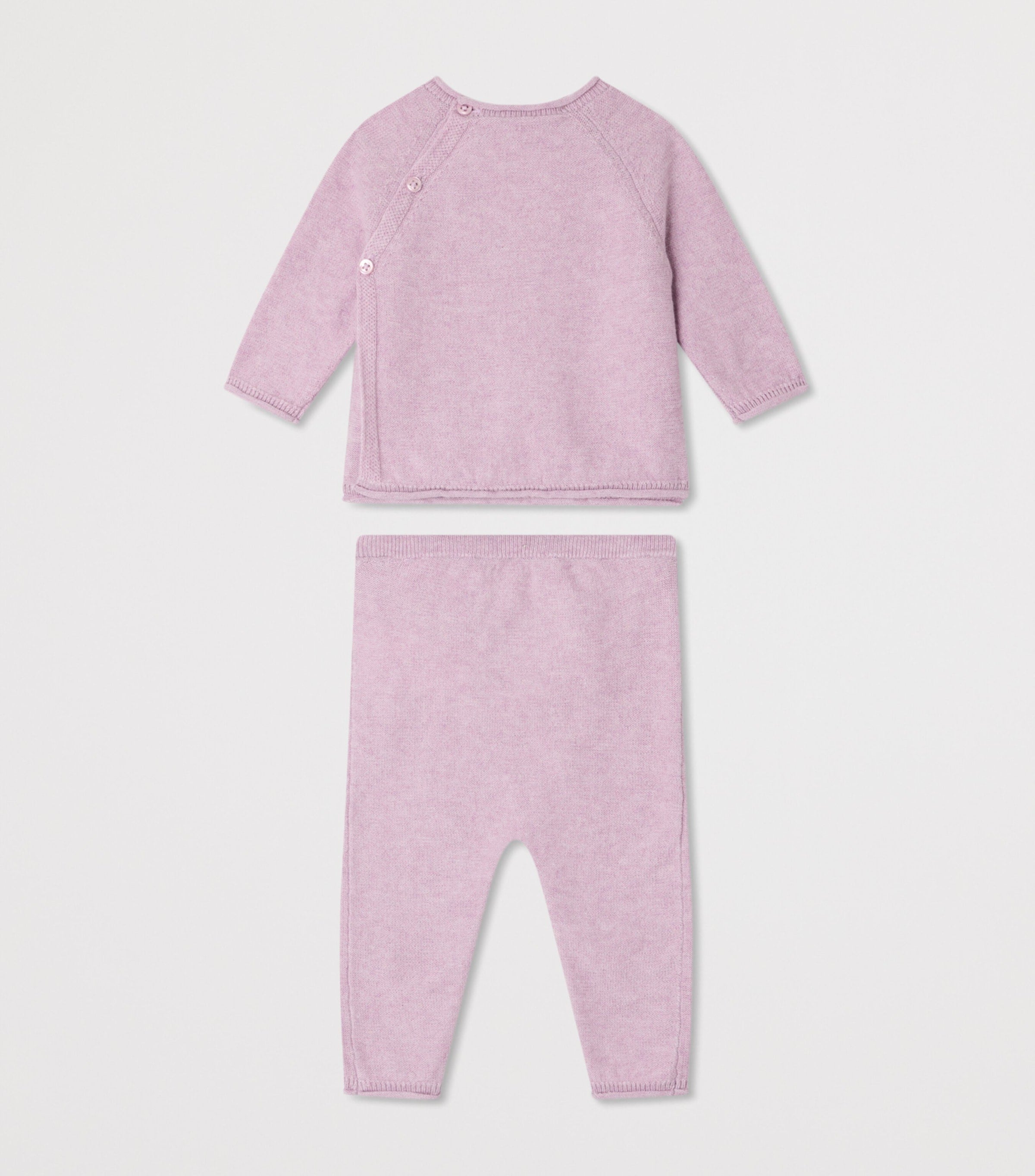 Bonpoint Cotton-Cashmere Loana Top and Trousers Set (1-18 Months)