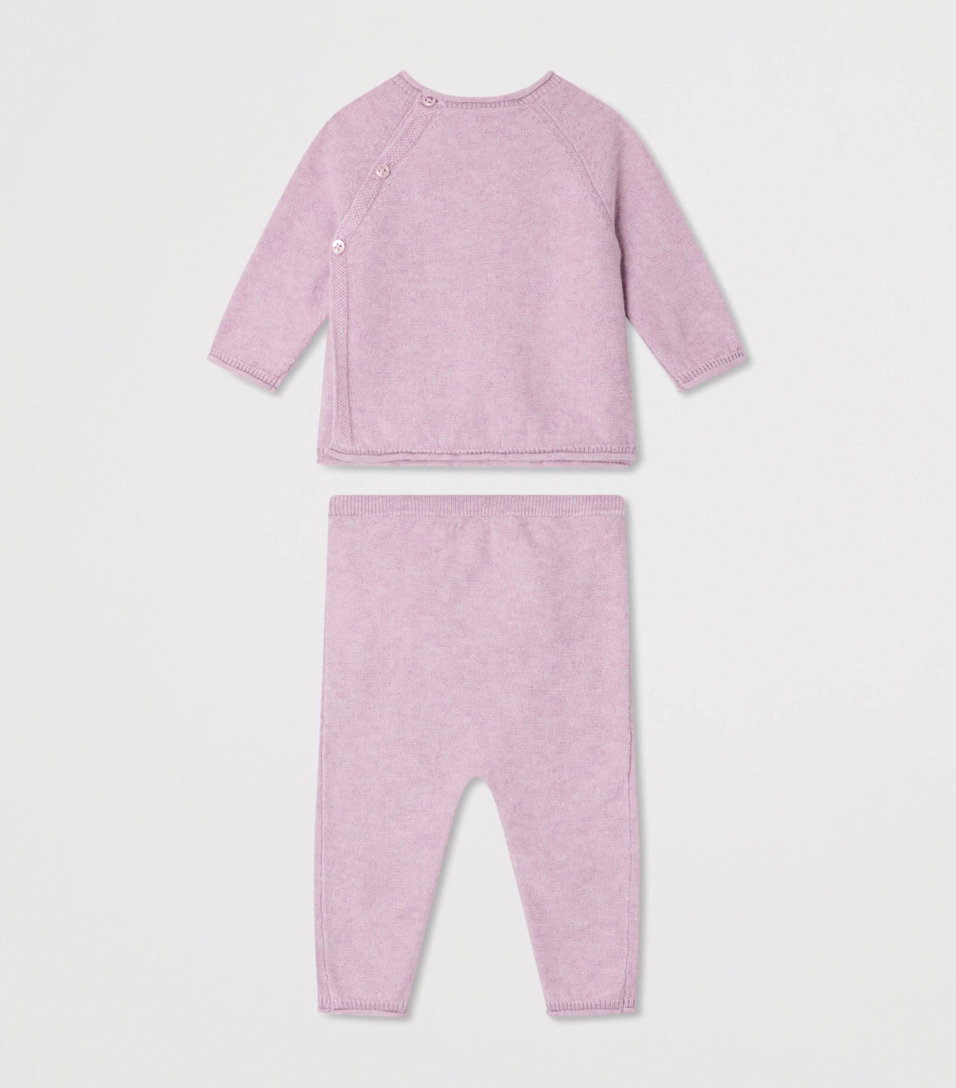 Bonpoint Cotton-Cashmere Loana Top and Trousers Set (1-18 Months)