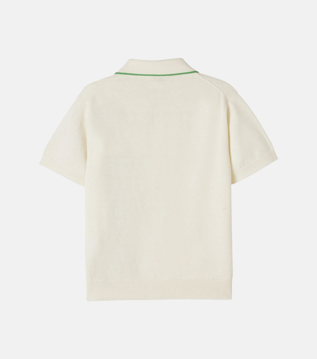 Versace Kids - Greca linen and cotton polo shirt