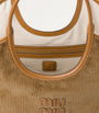 Brown Large Corduroy Ivy Tote Bag