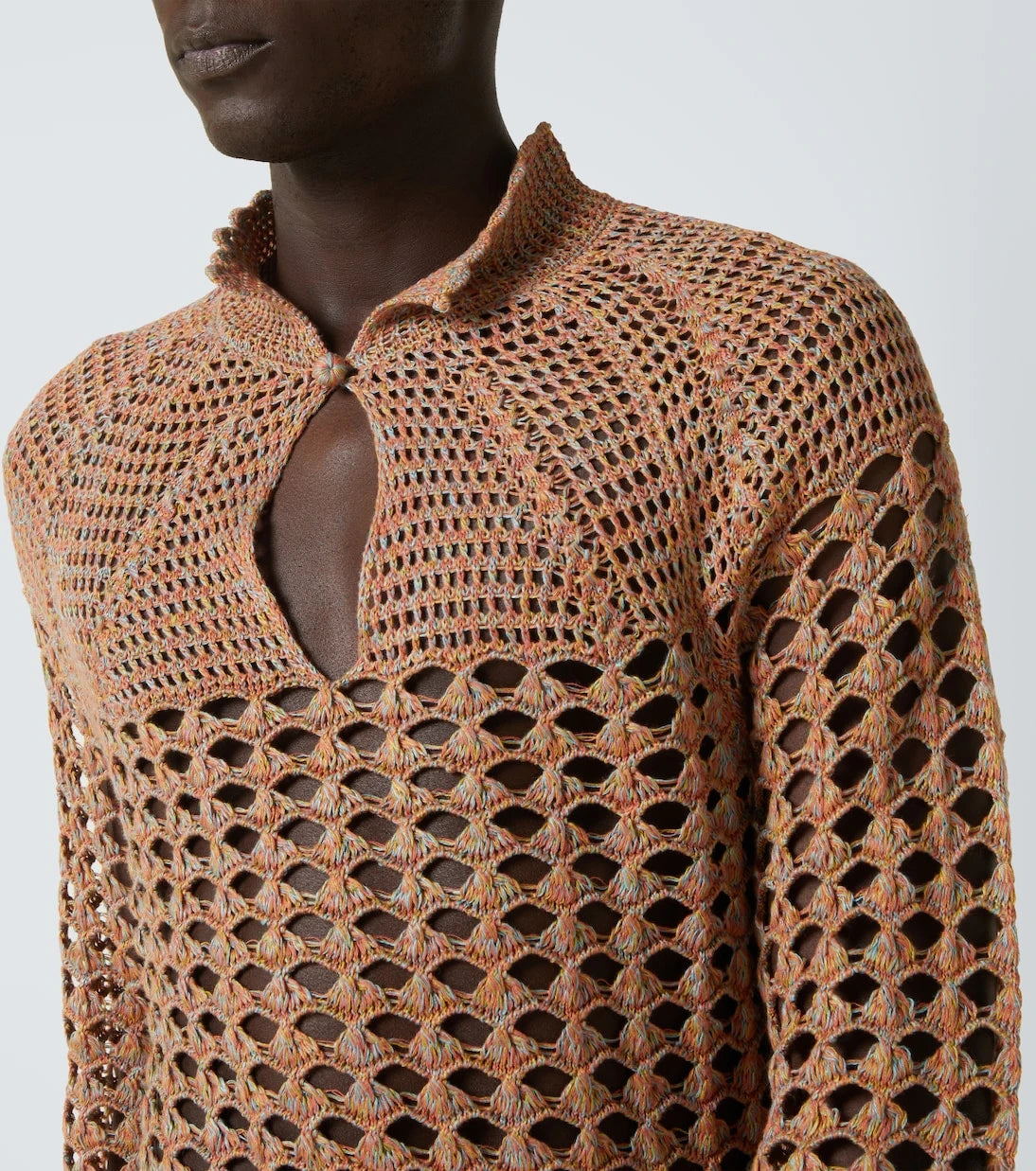 Valentino - Open-knit linen and cotton sweater