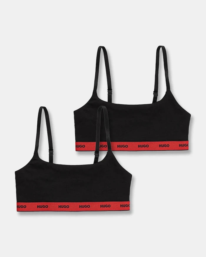 HUGO Sütyen (2'li) TWIN BRALETTE STRIPE