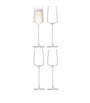 Set of 4 Metropolitan Champagne Flutes (230ml)