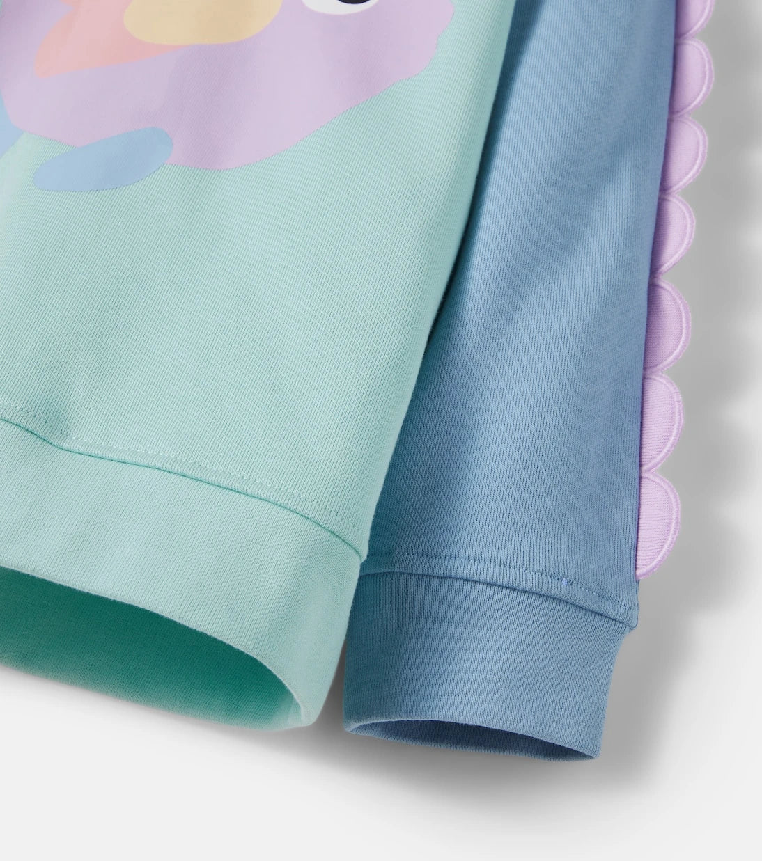 Stella McCartney Kids - سويت شيرت من قطن الجيرسيه المطبوع