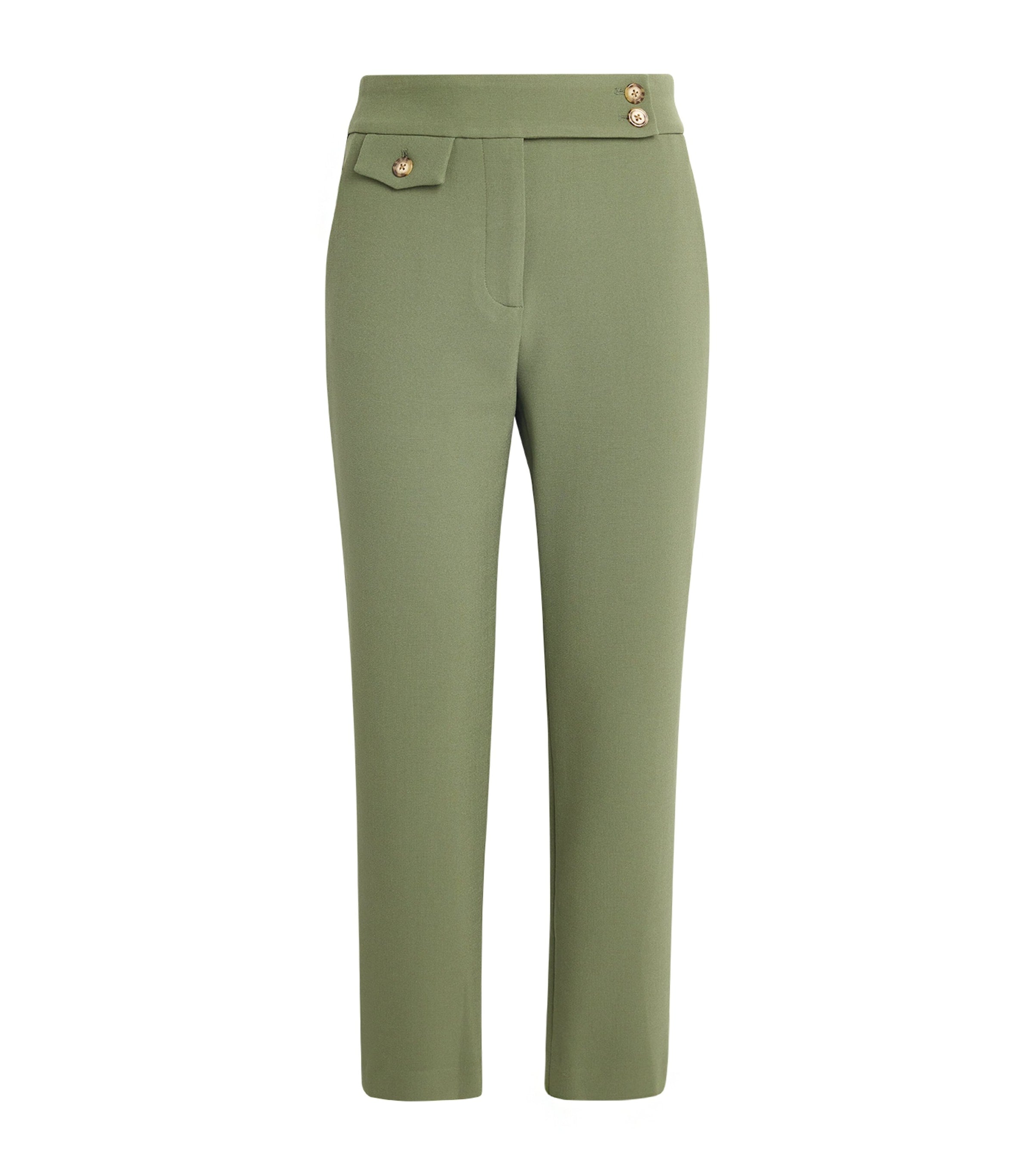 Veronica Beard Beige Renzo Tailored Trousers