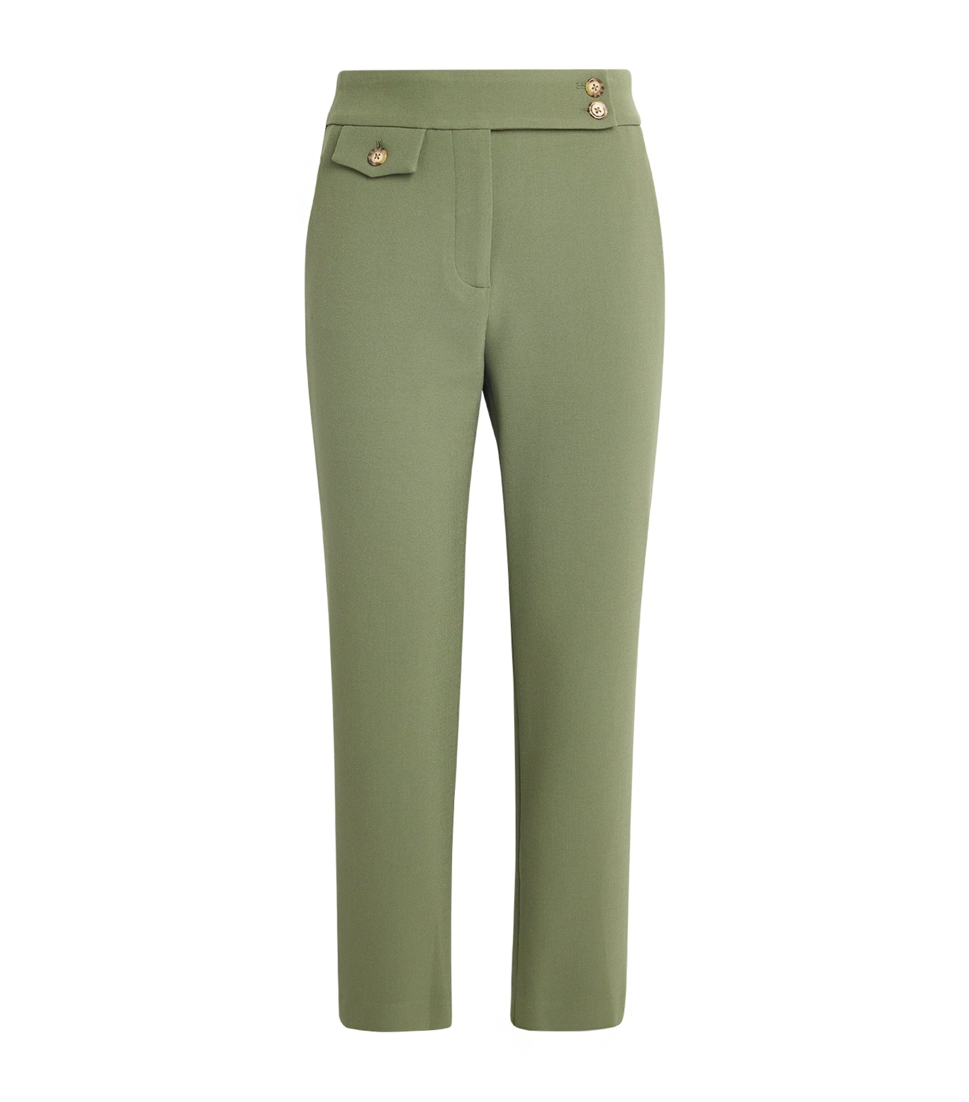 Veronica Beard Beige Renzo Tailored Trousers