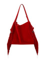 Christian Louboutin Baggy Suede Fringed Tote Bag
