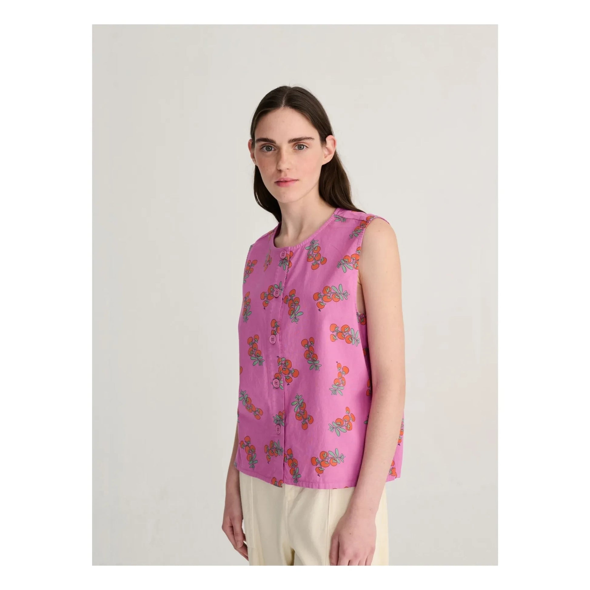 Bobo Choses - Top Tomatoes Print Organic Cotton | Purple