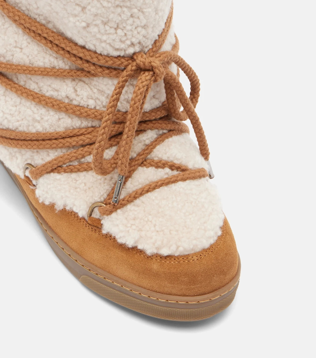 Isabel Marant - Nowles shearling and suede snow boots