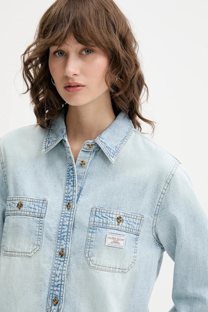 Дънкова риза Guess Jeans