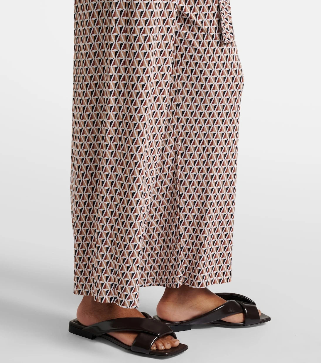Max Mara - Belted printed jumpsuit