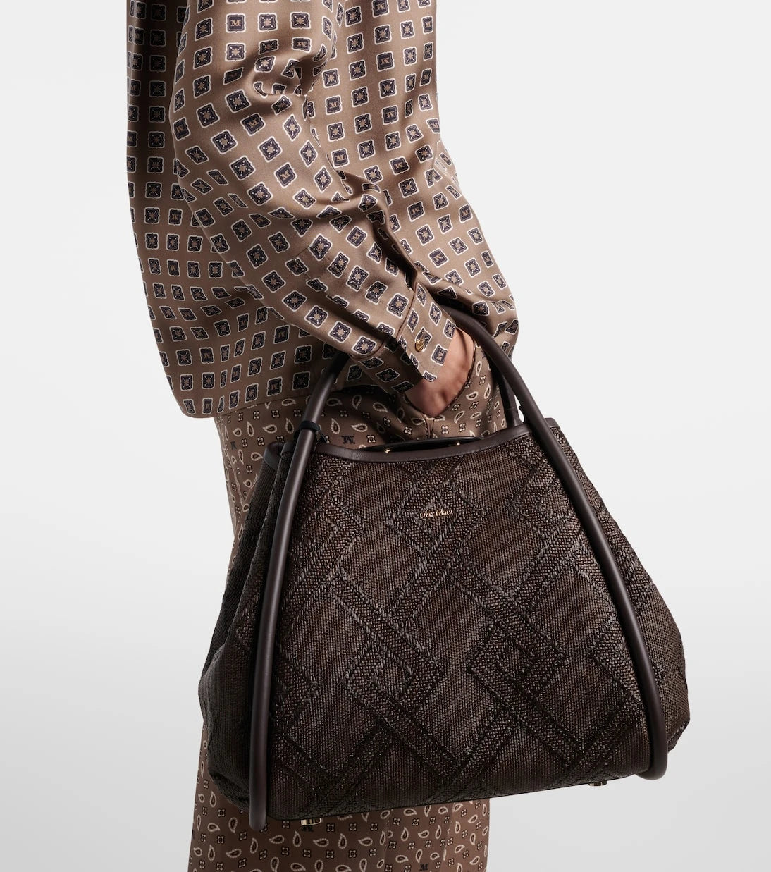 Max Mara - Leather tote bag