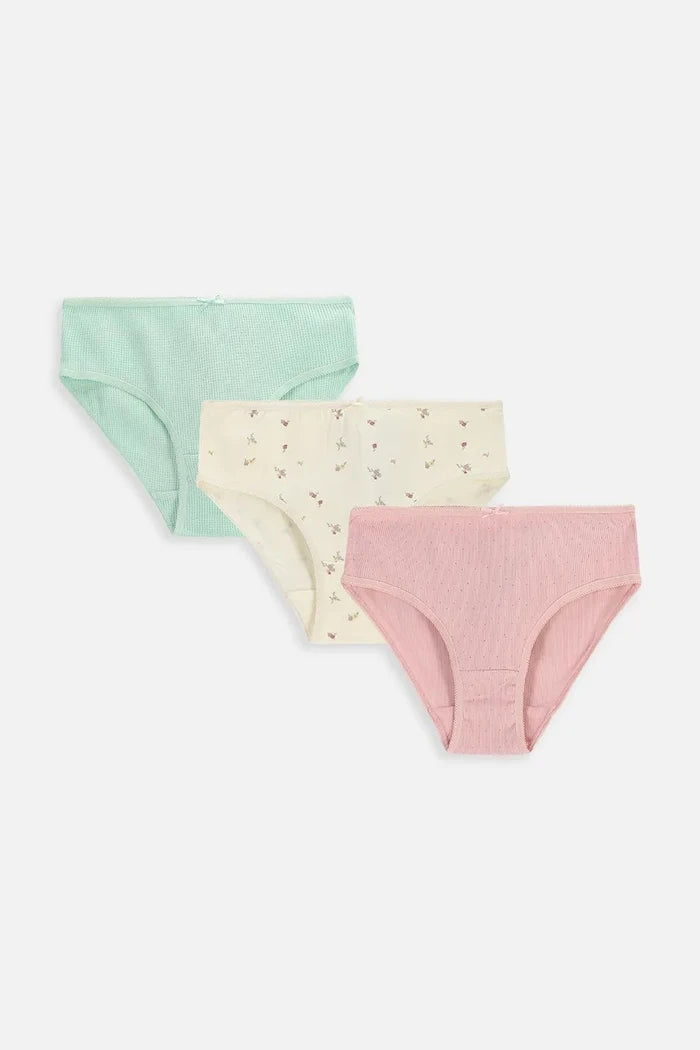 Coccodrillo klasik çocuk pamuklu elastan bikini 3'lü