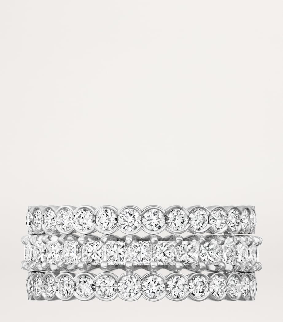 Cartier White Gold and Diamond Broderie de Cartier Ring