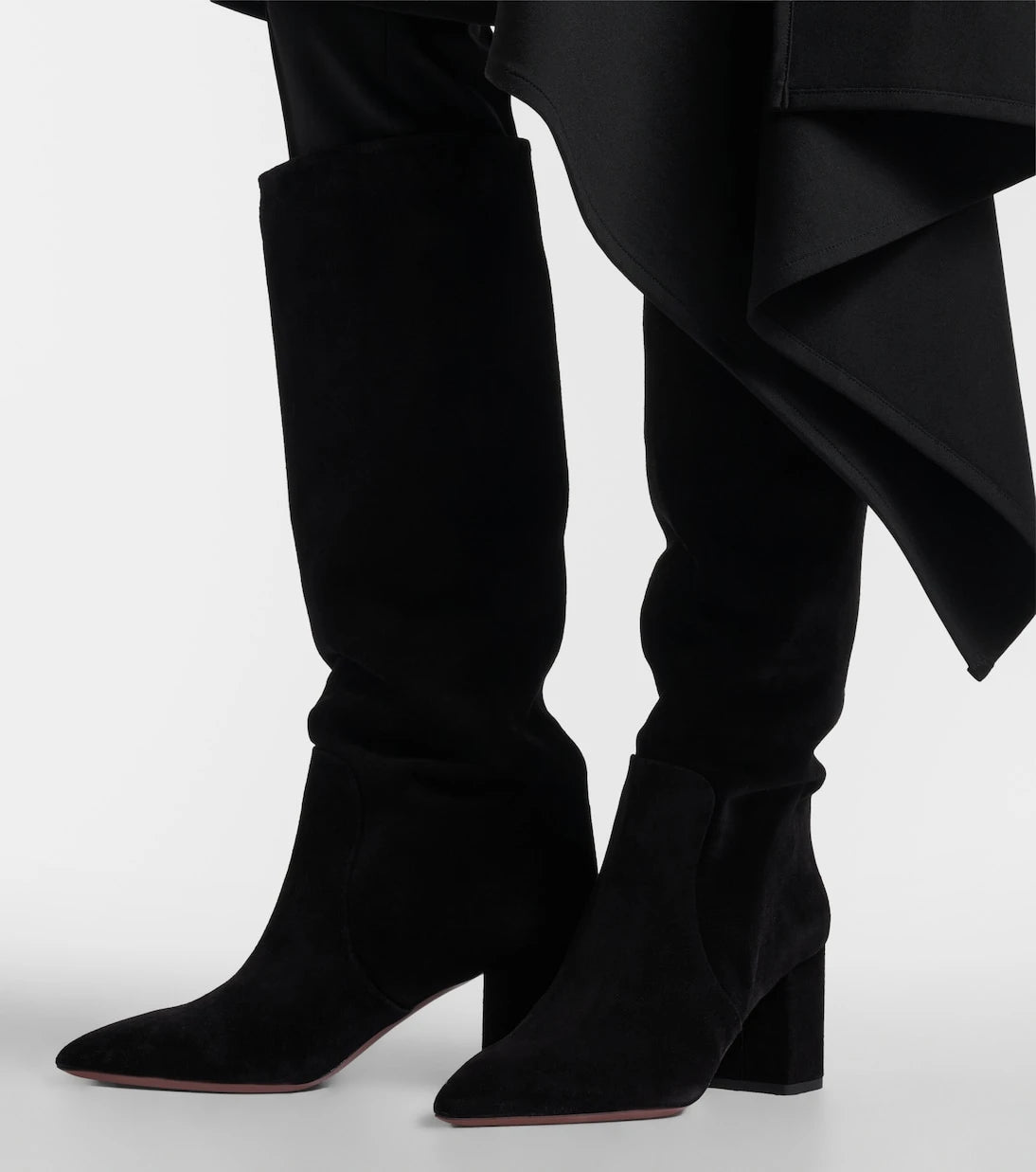 Paris Texas - Anja suede knee-high boots