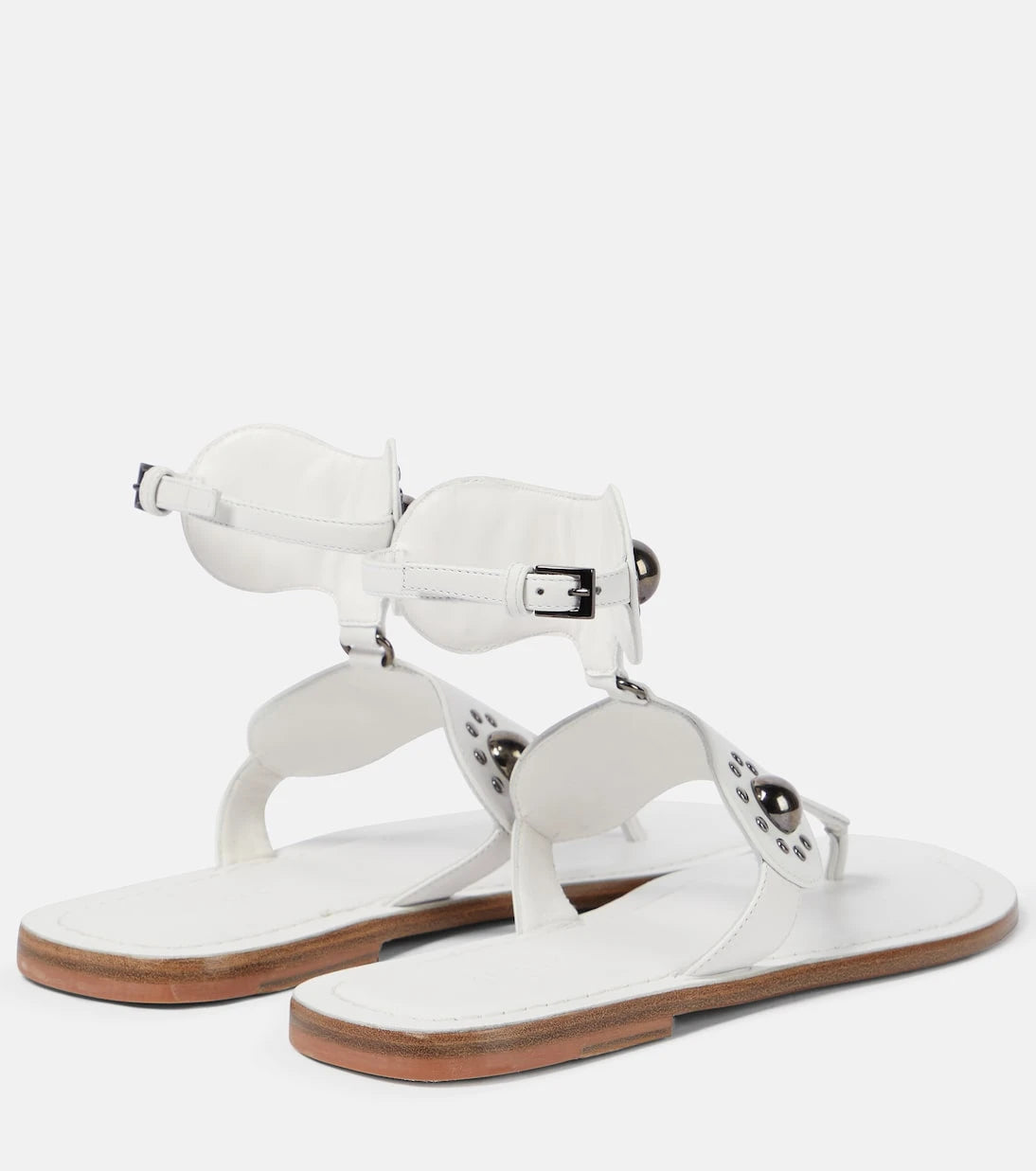 Alaïa - Studded thong sandals