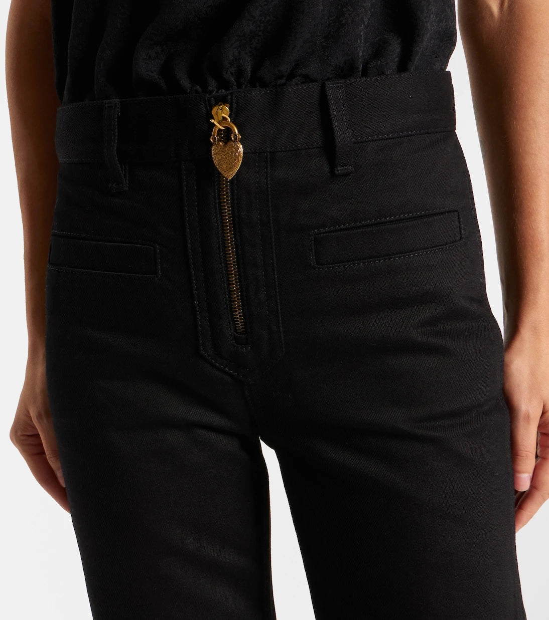 Chloé - High-rise slim jeans