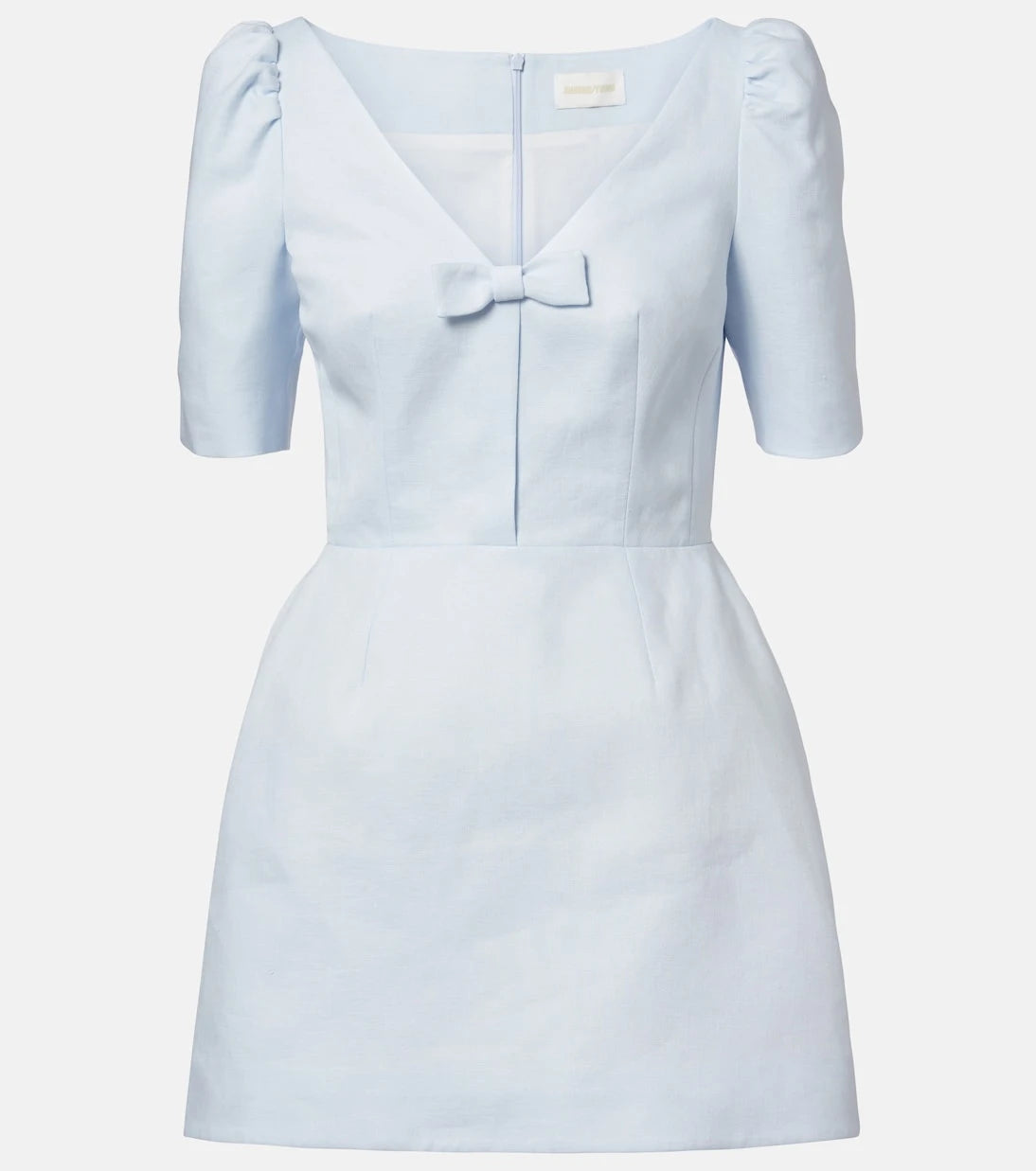 Shushu/Tong - Bow-detail linen minidress