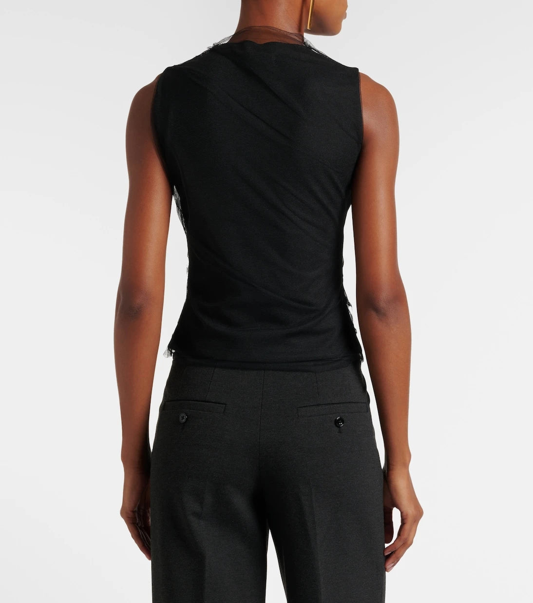 Dorothee Schumacher - Draped tulle top