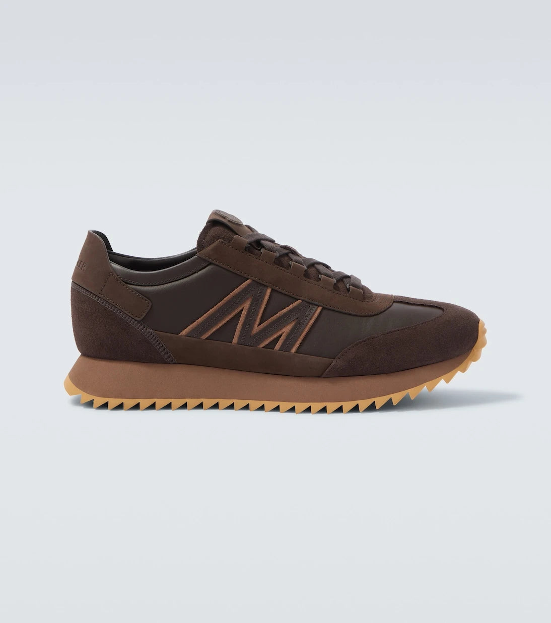 Moncler - Pacey2 suede-trimmed sneakers