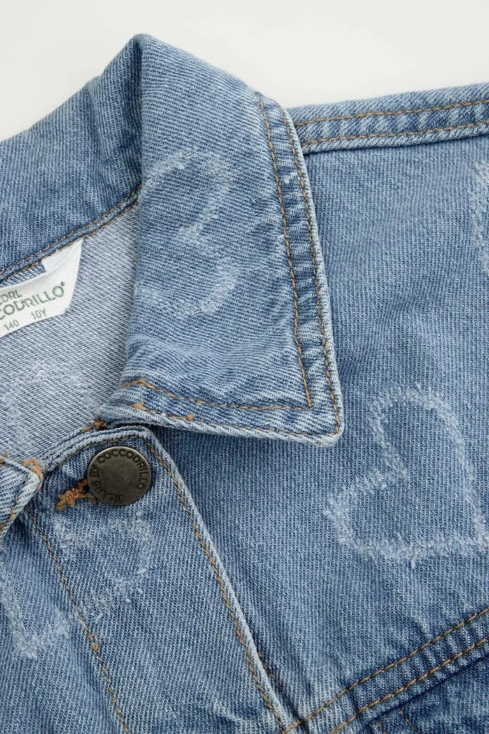 Coccodrillo çocuk denim ceket
