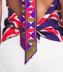 PUCCI Multi Silk Labirinto Print Halterneck Top