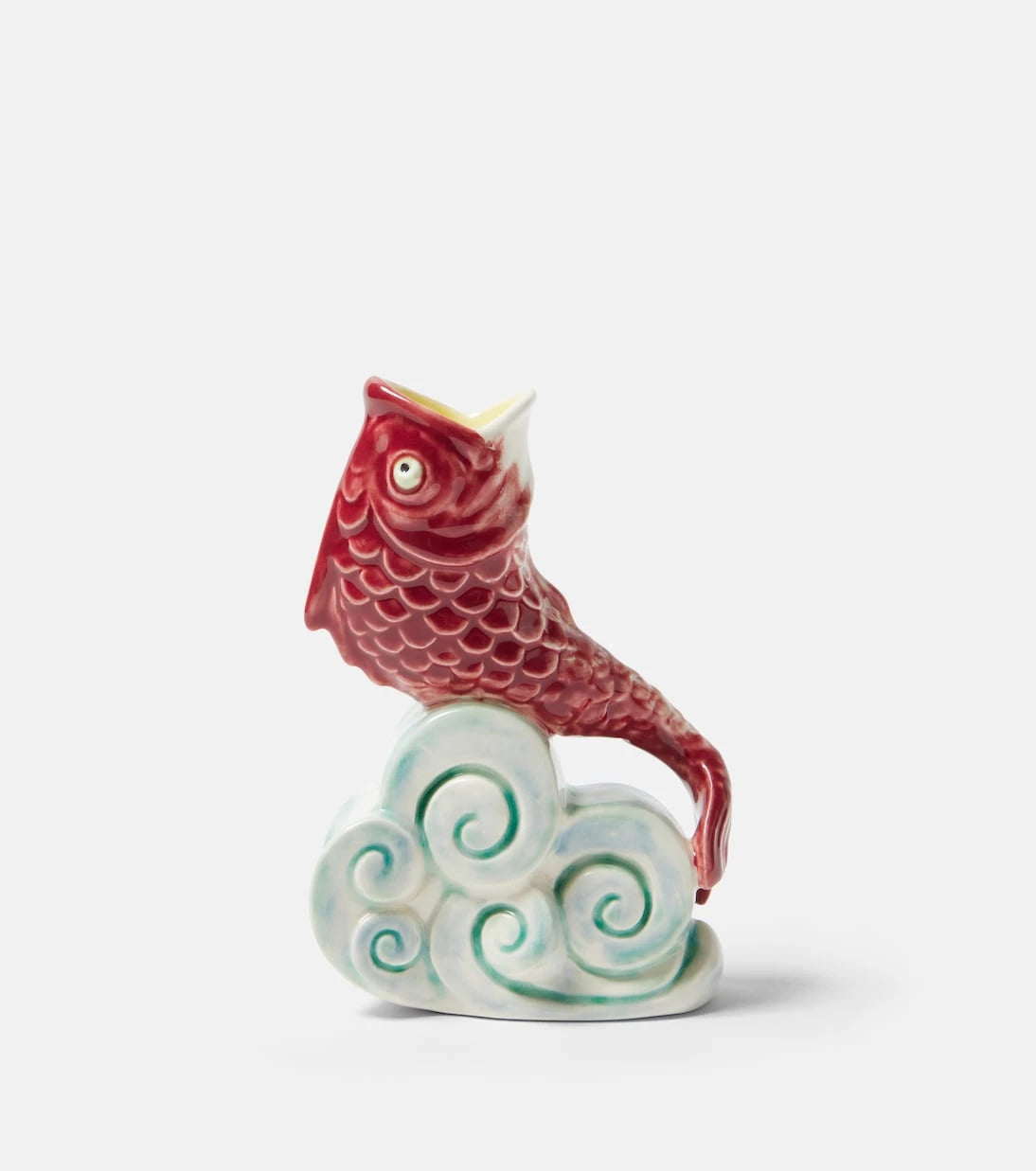 Bordallo Pinheiro - Fish earthenware carafe
