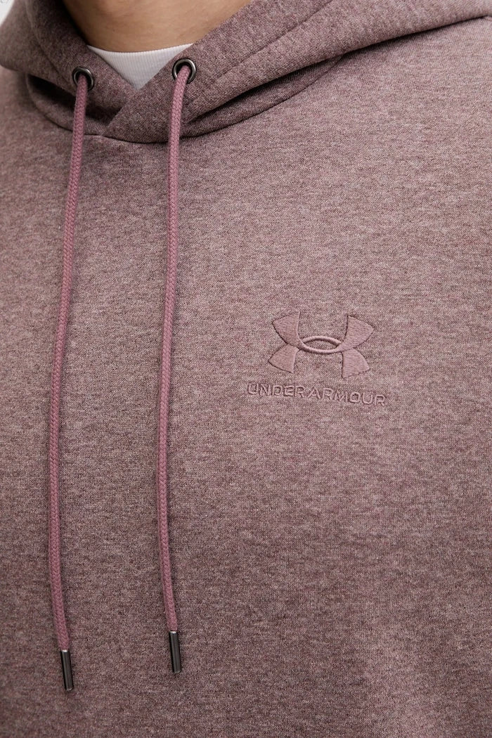 Under Armour erkek pamuklu kapüşonlu sweatshirt Essential Fleece