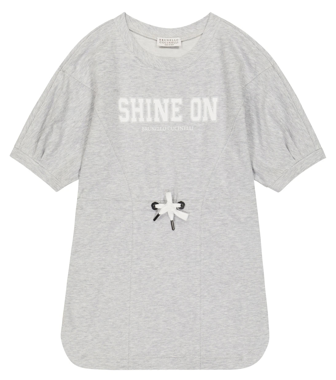Brunello Cucinelli Kids - Printed cotton sweatshirt dress