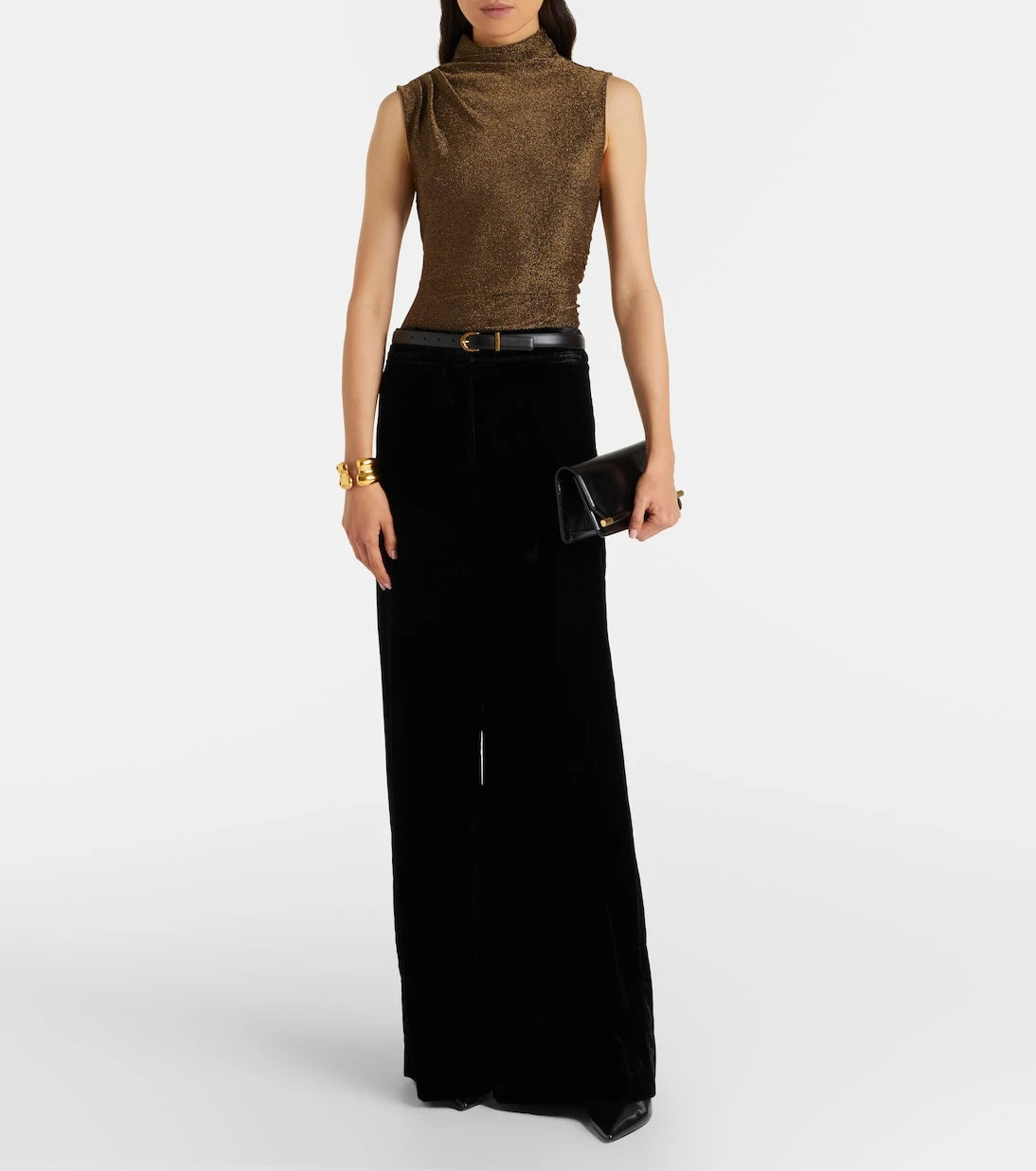 Veronica Beard - Mylie glitter jersey top