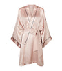 Olivia von Halle Pink Mimi Silk Robe