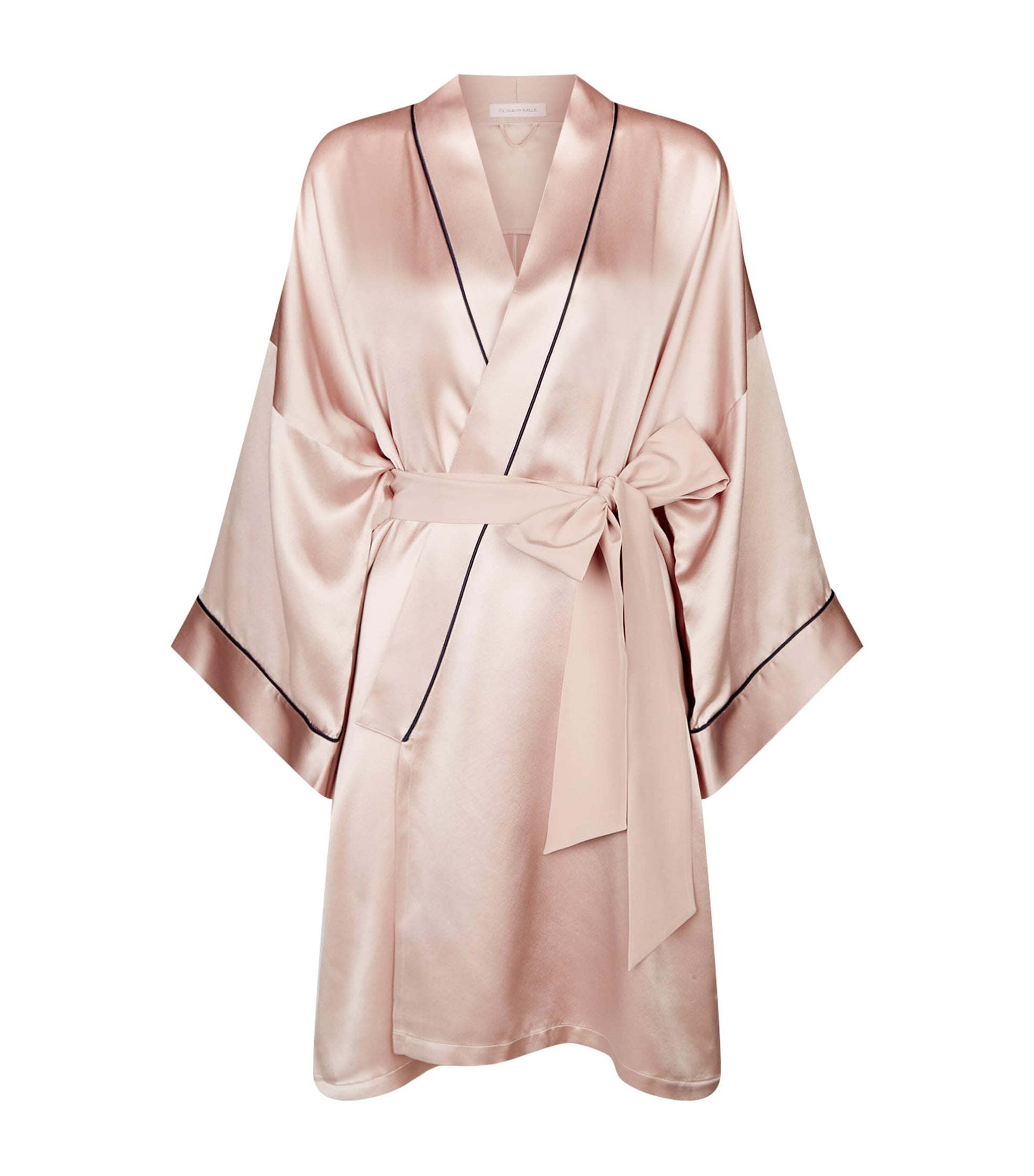 Olivia von Halle Pink Mimi Silk Robe