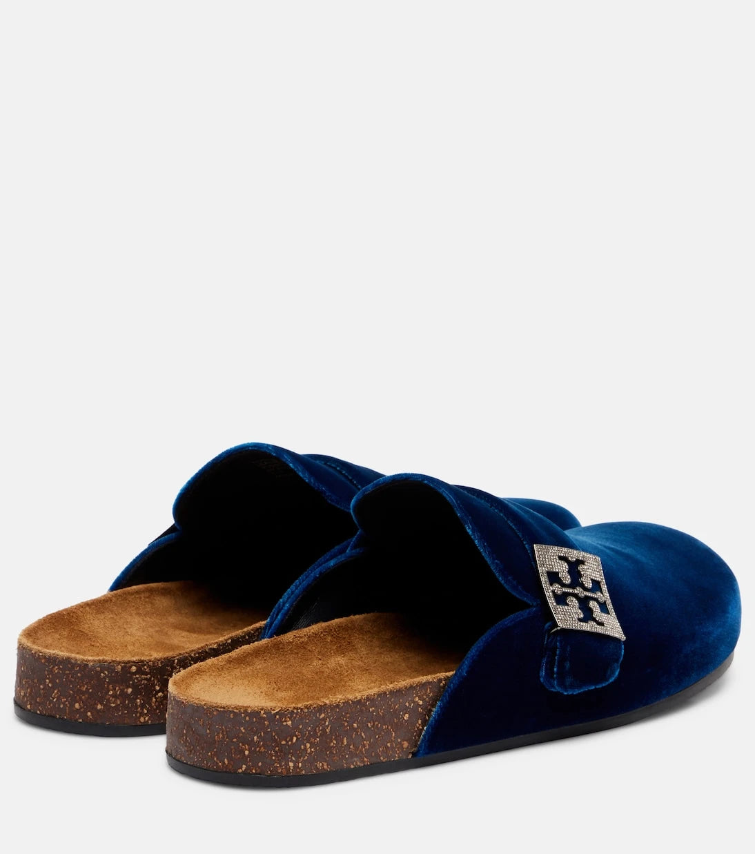 Tory Burch - Mellow embellished velvet mules