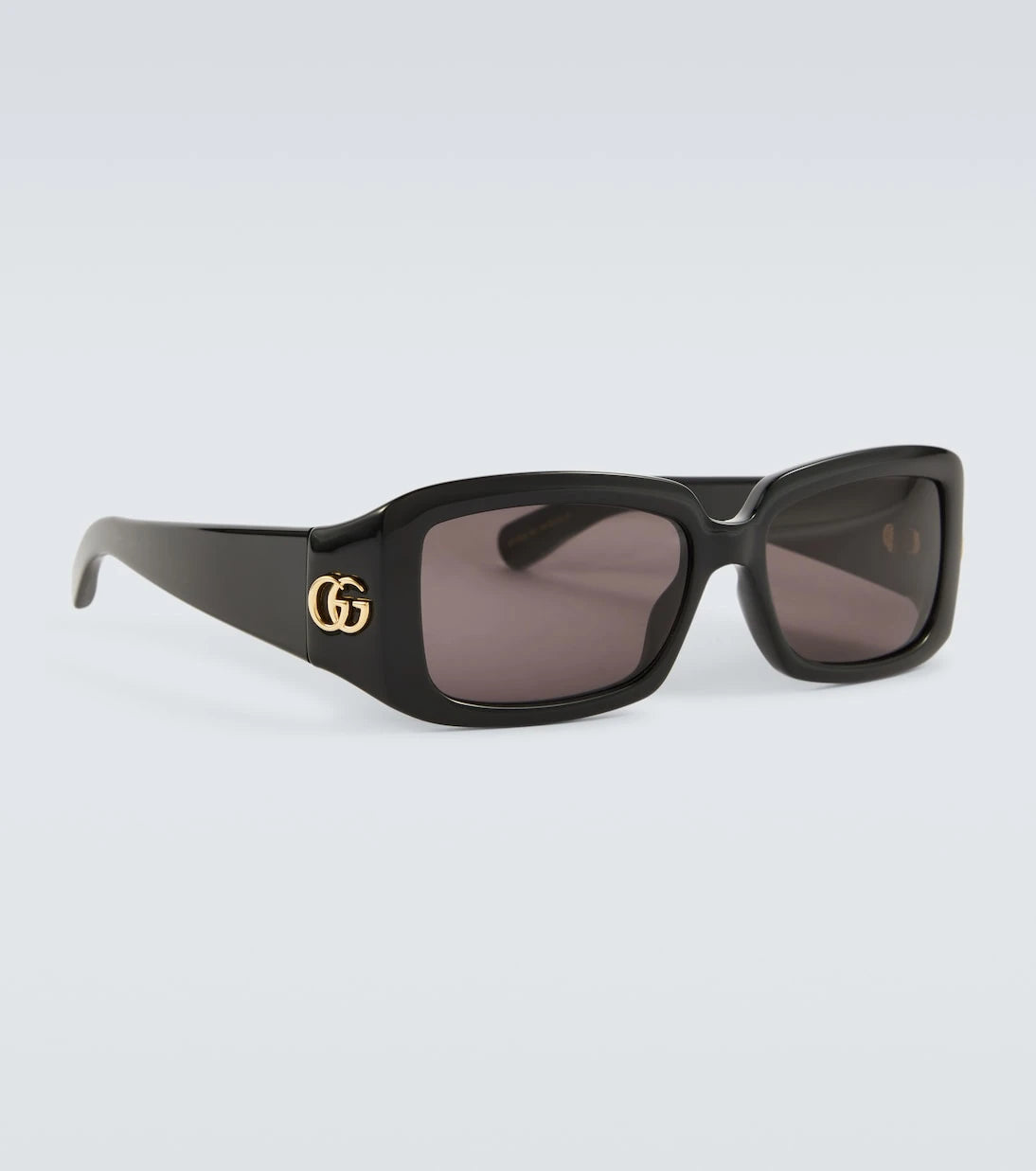 Gucci - Double G rectangular sunglasses
