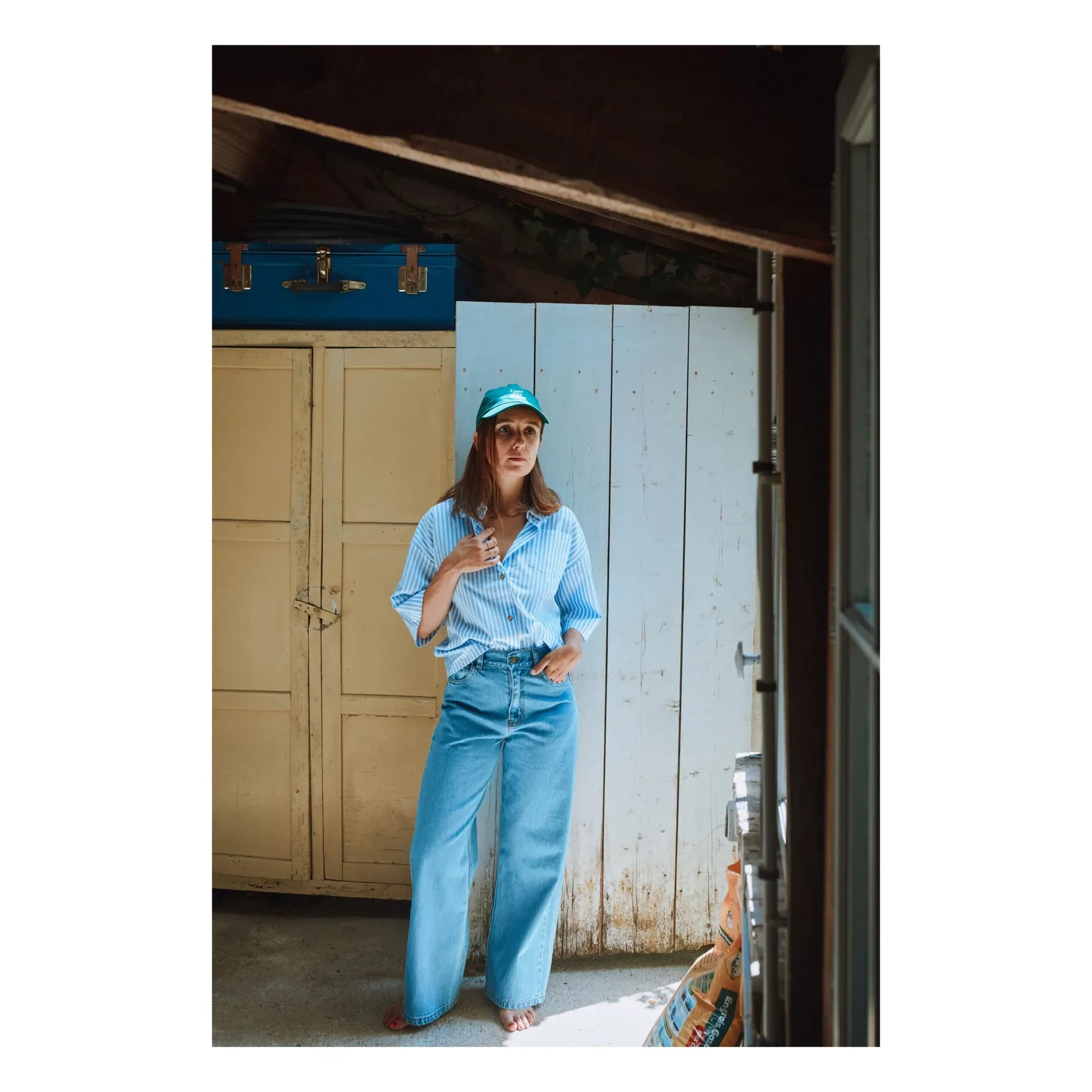 Poudre Organic - Bergenie Denim pants | Blue