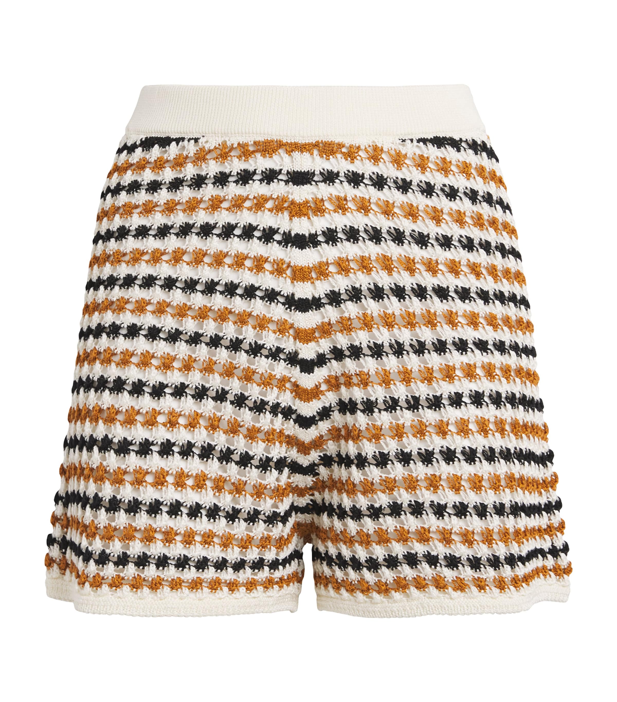 Multi Cotton-Blend Disco Shorts