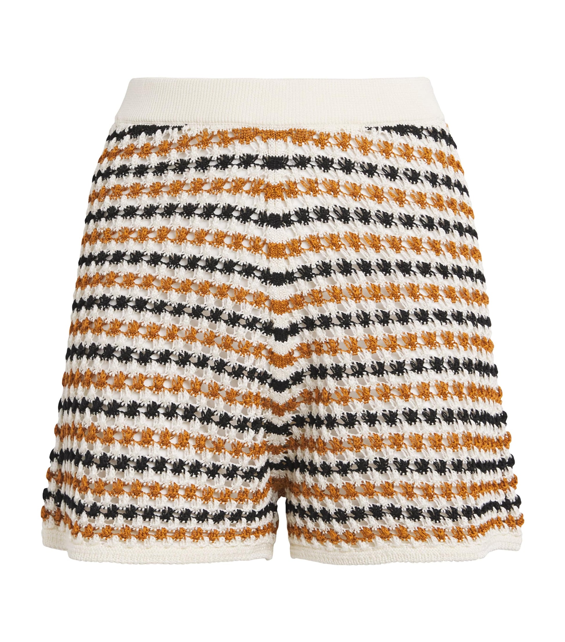 Multi Cotton-Blend Disco Shorts