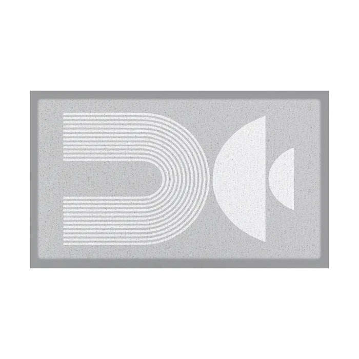 Изтривалка Artsy Doormats Grey Half Moon 70 x 40 cm