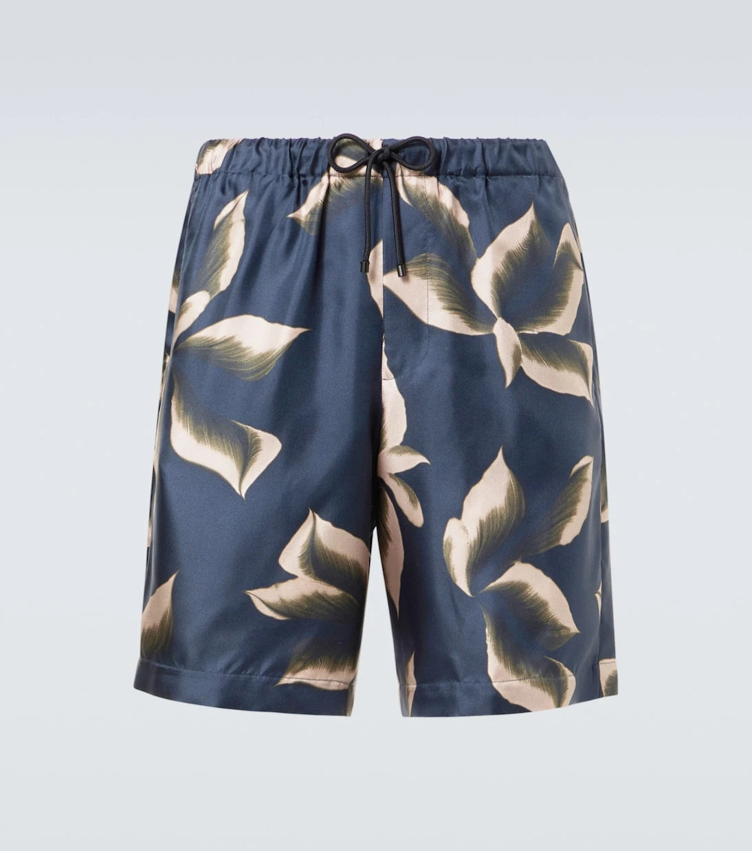 Dries Van Noten - Printed silk shorts